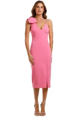 Rebecca Vallance Love Bow Dress Pink Size 6