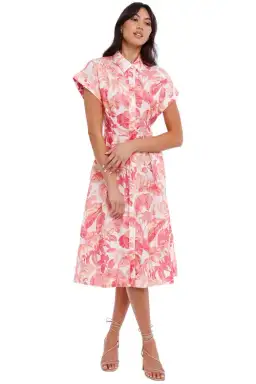 Rebecca Vallance Tropicale Midi Print Size 8