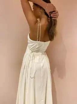 Camilla And Marc Antelao Dress in Cream Size 10 for rent on The Volte - image 6