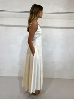 Camilla And Marc Antelao Dress in Cream Size 10 for rent on The Volte - image 4