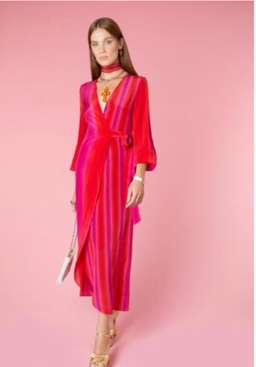 Rixo London Marni Studio Stripe Size AU 12 for rent on The Volte - image 3