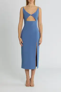Bec & Bridge Josette Midi Dress Blue Size 14 for rent on The Volte - image 1