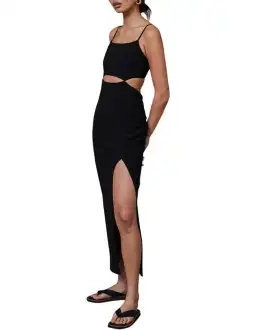Bec & Bridge Faye Midi Dress Black Size 12 for rent on The Volte - image 2