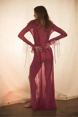 Rat & Boa Farretti Maxi Dress Pink Size M/AU 10 for rent on The Volte - image 2