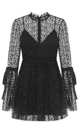 Alice McCall Back To You Lace Mini Dress Black Size 6 for rent on The Volte - image 5