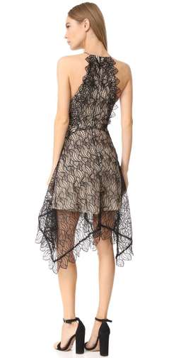 Acler Burton Lace Dress Black/Nude Size 12 for rent on The Volte - image 2