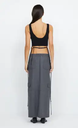 Bec & Bridge Aria Knit Cropped Top Black Size 8 for rent on The Volte - image 5