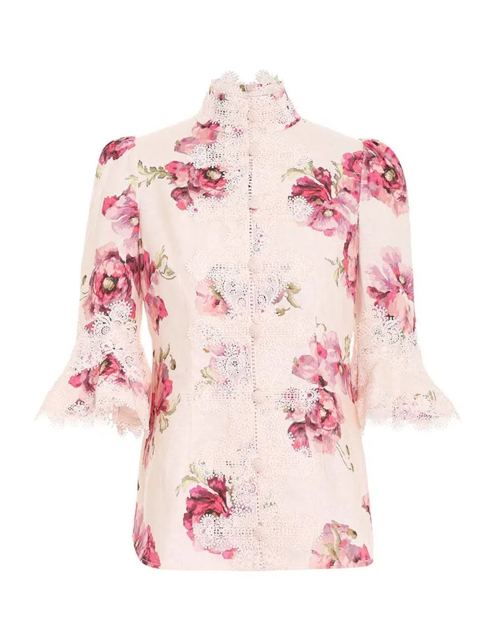 Zimmermann High Tide Applique Tunic Size 2/12au And Skirt Size 1/Au 10 for rent on The Volte - main image