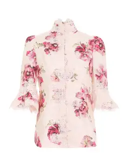 Zimmermann High Tide Applique Tunic Size 2/12au And Skirt Size 1/Au 10 for rent on The Volte - image 3