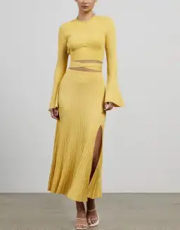 Hansen And Gretel Knit Set Sunshine Yellow Size 6 for rent on The Volte - image 1