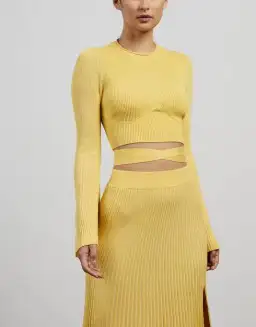 Hansen And Gretel Knit Set Sunshine Yellow Size 6 for rent on The Volte - image 2