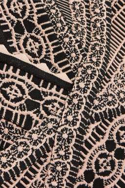 Herve Leger Regina Jacquard Knit Bandage Gown Size 8 for rent on The Volte - image 4