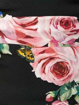 Dolce & Gabbana Rose Pink Print Dress Size 12 for rent on The Volte - image 3