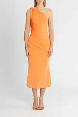 Misha Collection Dune Dress Orange Size AU 8