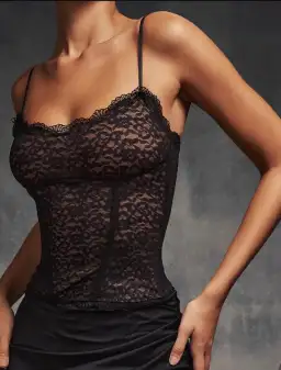 House of CB Romina Lace Corset Black Size XS / AU 6 for rent on The Volte - image 4