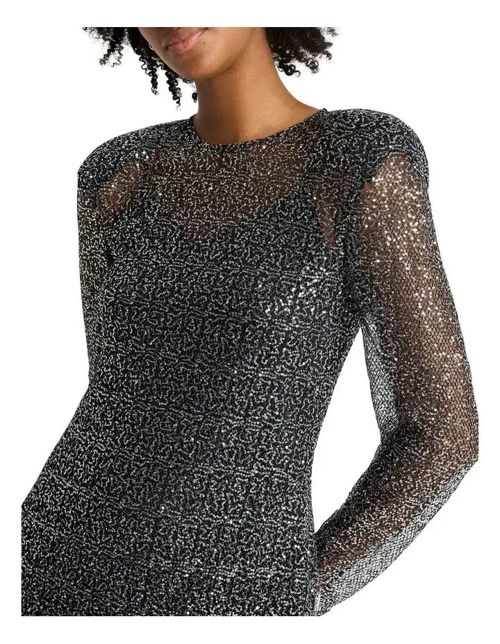 Sass & Bide Dark Nights Mini Dress Black Size M / AU 10 for rent on The Volte - main image