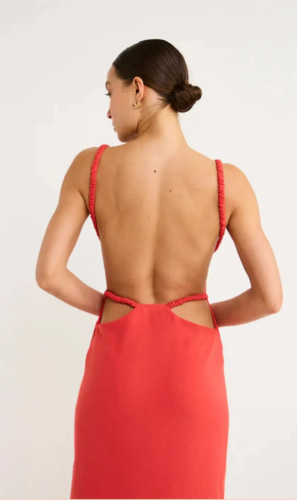 Sir the Label Spoerri Backess Gown in Red Size 1 / Au 8 for rent on The Volte - main image