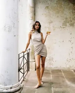 Significant Other Mini Dress Nude Size AU 10