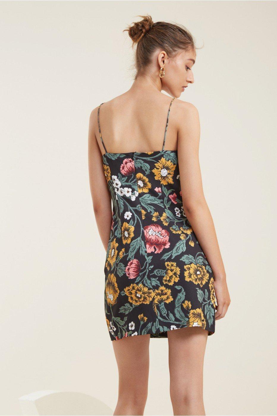 C/MEO Collective Immerse Mini Dress Floral Size 10 for rent on The Volte - main image