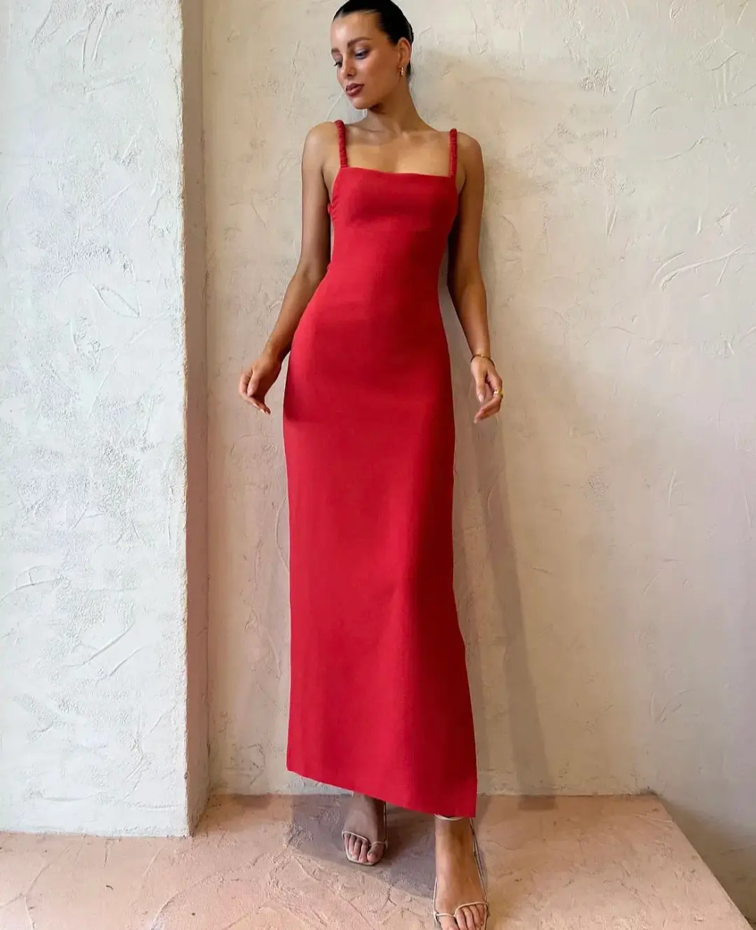 Sir The Label Spoerri Backless Gown Red Size 1/Au 8 for rent on The Volte - main image