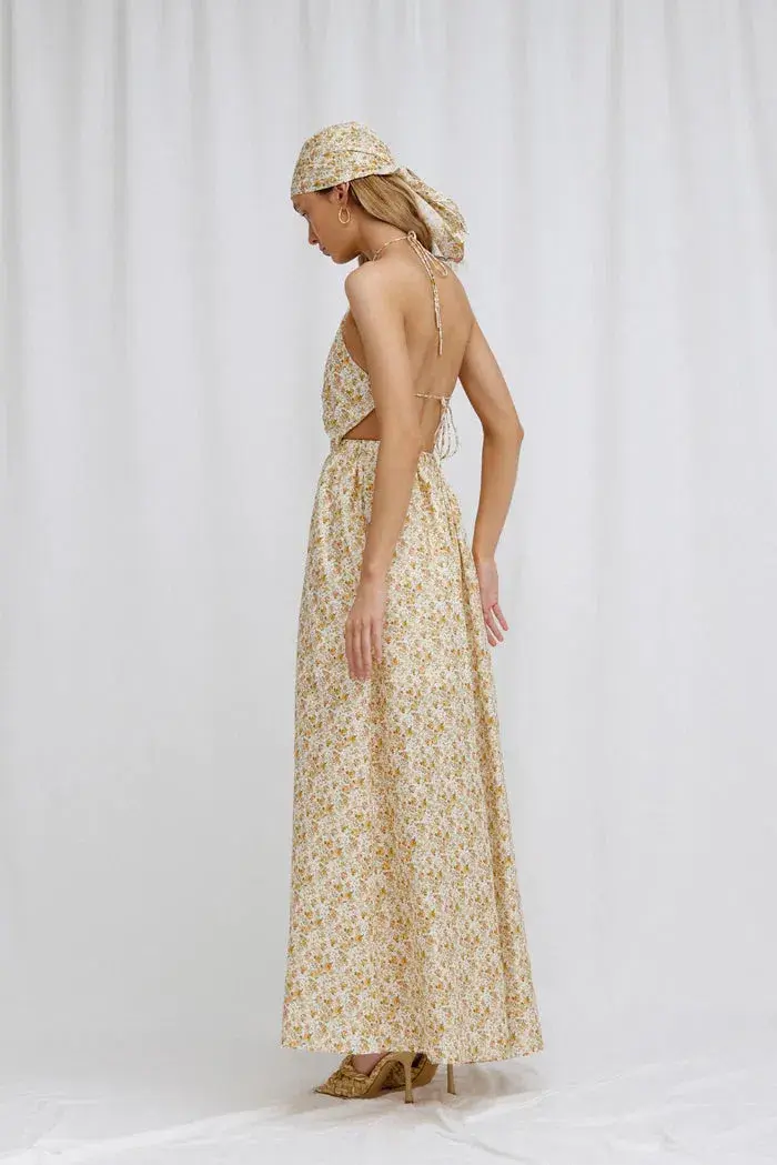 Significant Other Cara Dress Floral Print Yellow Size 10 - Image 2