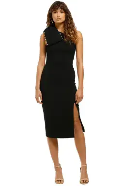 Rebecca Vallance Pipi Midi Black Black Size 10