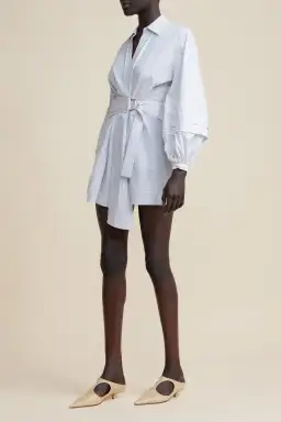 Acler Ballard Mini Dress in Stripe Mix Size 10 for rent on The Volte - image 1