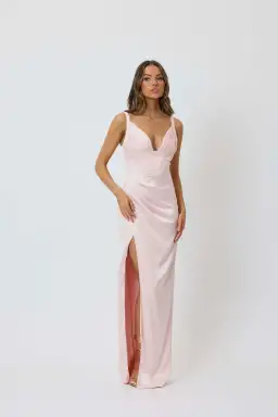 Bianca & Bridgett Peony Dress Blush Size 10 for rent on The Volte - image 1