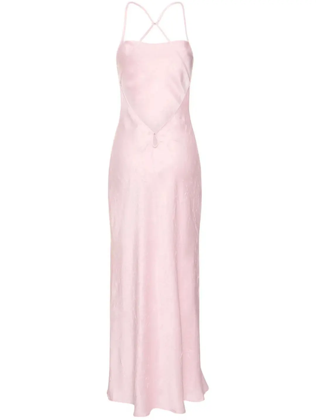 Bec & Bridge Carolina Satin Maxi Dress Pink Size 6 for rent on The Volte - main image