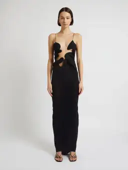 Christopher Esber Molded Venus Dress Black Size 6 for rent on The Volte - image 2
