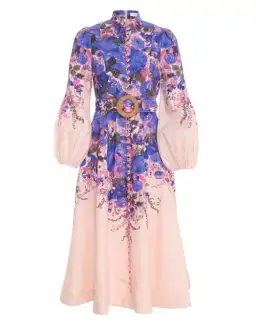 Zimmermann High Tide Buttoned Midi Dress Floral Size 1 / AU 10 for rent on The Volte - image 3