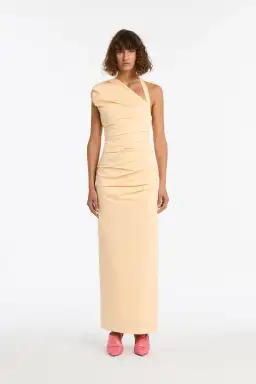 Sir the Label Giacomo Gathered Gown Butter Size 8 for rent on The Volte - image 1