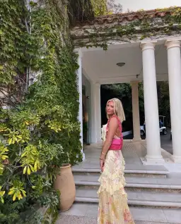 LoveShackFancy Rialto Maxi Dress Yellow Size 8 for rent on The Volte - image 3