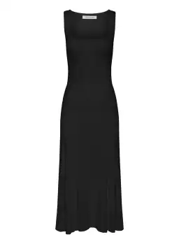 Anna Quan Dido Rib Knit Midi Dress Black Size 8 for rent on The Volte - image 12