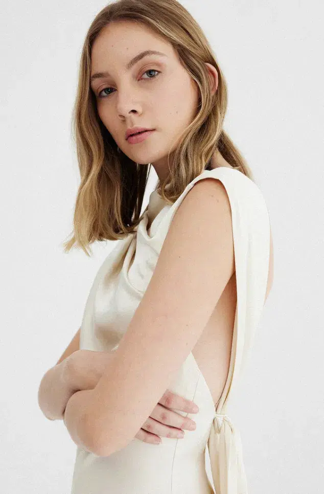 Significant Other Lana Maxi Dress Buttercream Size 8 for rent on The Volte - main image