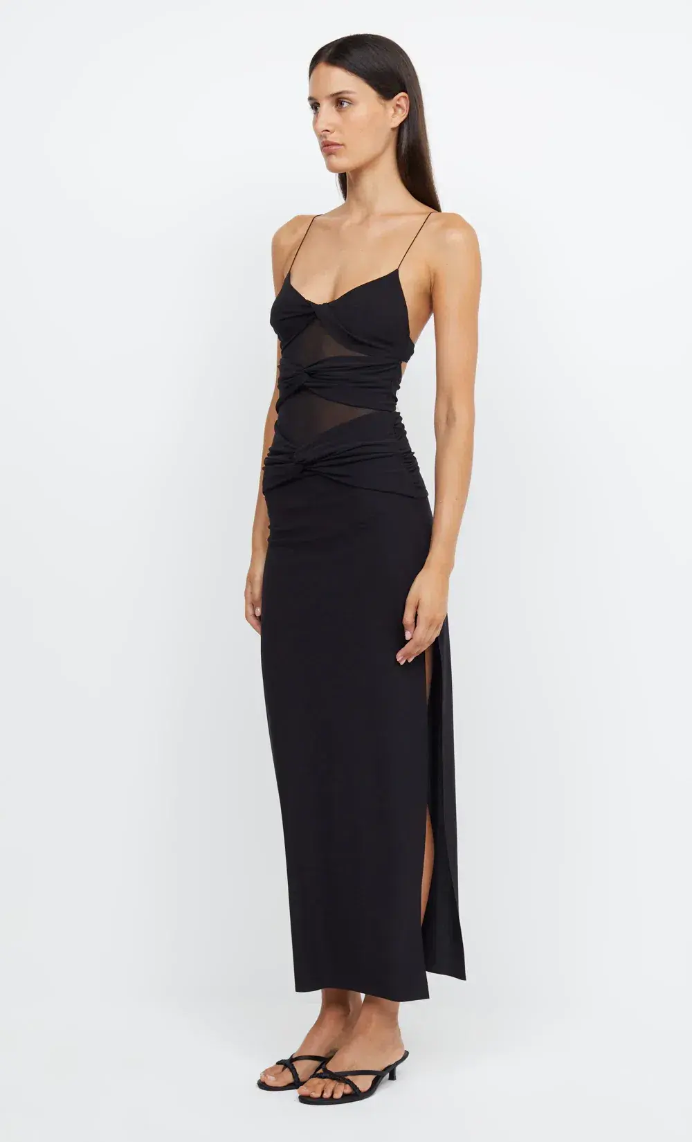 Bec & Bridge Montana Twist Maxi Dress  Black Size 8  - Image 2