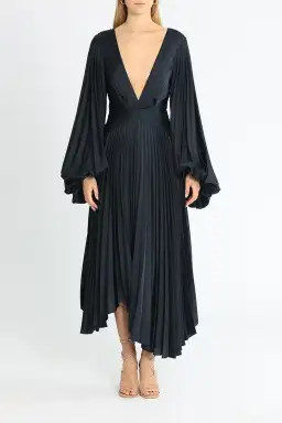 Acler Palms Dress Navy Size 10 for rent on The Volte - image 1