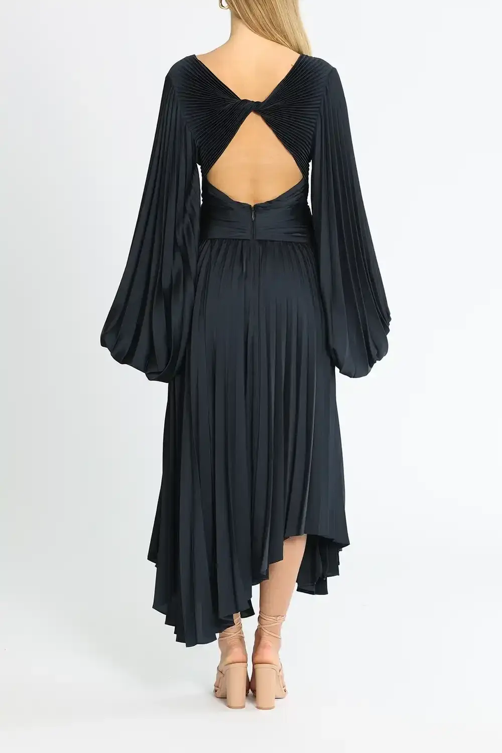 Acler Palms Dress Navy Size 10 for rent on The Volte - main image