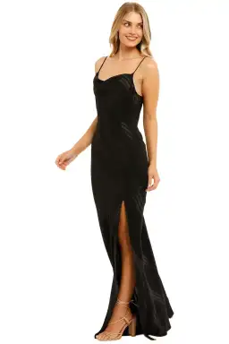 By Johnny Chelsey Slice Gown Black Black Size 12 for rent on The Volte - image 3