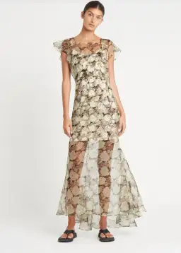 Sir the Label Sofia Low Back Gown In Vivienne Print Size 12 for rent on The Volte - image 1