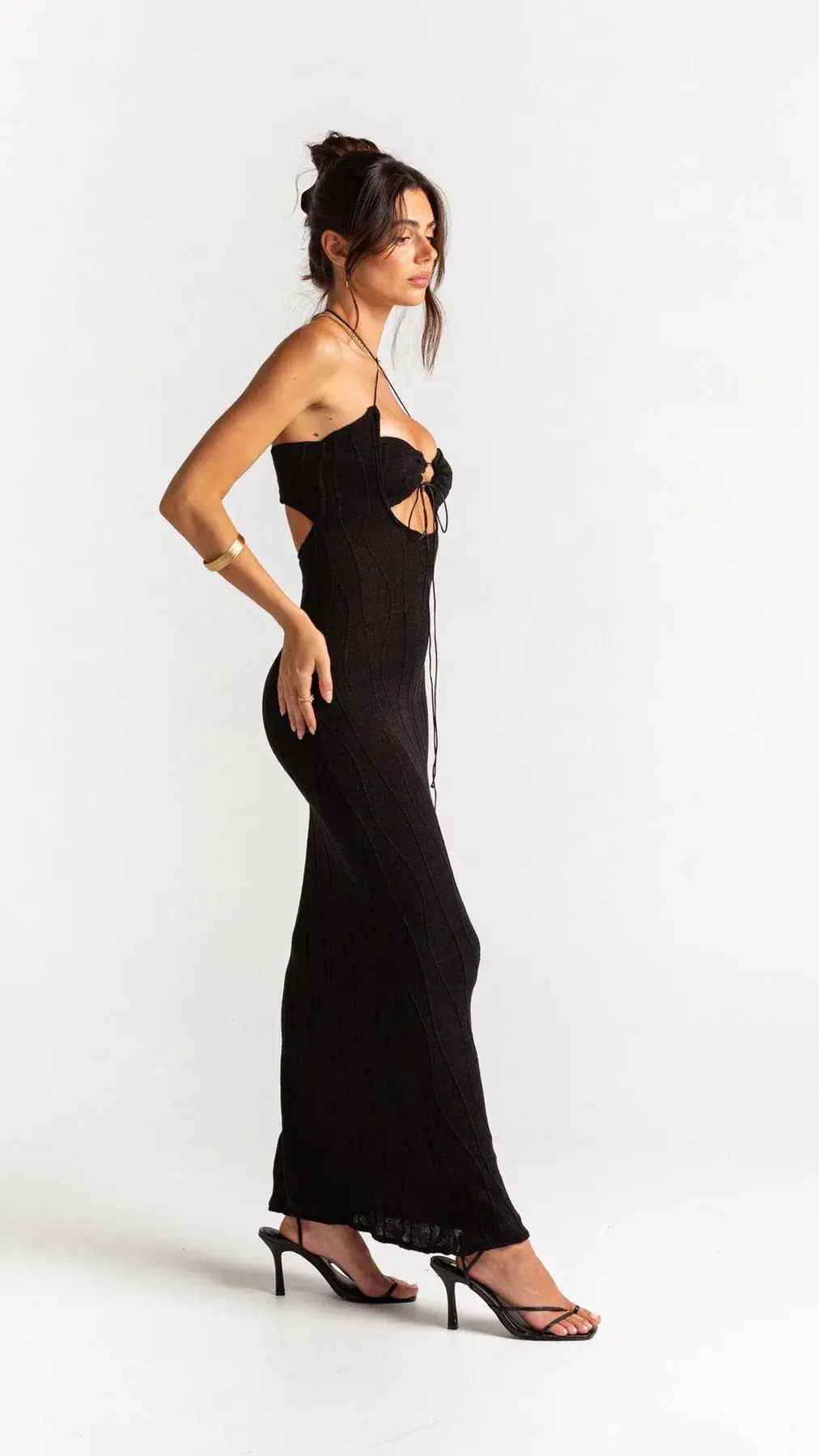 Arcina Ori Cindy Dress Black Size AU 6 for rent on The Volte - main image