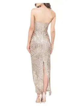 Pilgrim Mandalay Gown Gold Size 10 for rent on The Volte - image 3