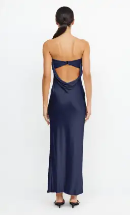 Bec & Bridge Moon Dance Strapless Maxi Dress Navy Size 12 for rent on The Volte - image 3