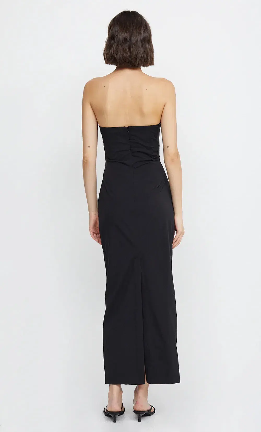 Bec & Bridge Zelie Strapless Maxi Dress Black Size AU 6 for rent on The Volte - main image
