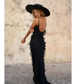 Rat & Boa Selena Maxi Dress Black Size S/AU 8 for rent on The Volte - image 2