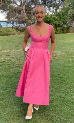 Rebecca Vallance Carmelita Midi Dress Size 10 for rent on The Volte - image 3