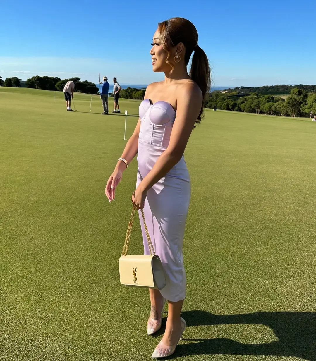 Alamour The Label Belen Dress Lilac Size XXS/ Au 4 for rent on The Volte - main image