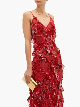 Rat & Boa Maribou Dress Red Floral Size XS/ Au 6 for rent on The Volte - image 2