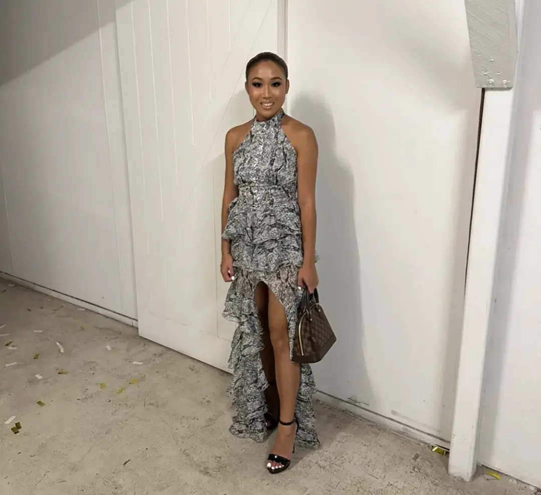 Derma Department Oscar Maxi Dress Snakeskin XS/6 for rent on The Volte - main image