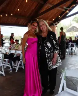 House of CB Anabella Seren Lace Up Corset Maxi Dress in Hot Pink Fuchsia Size M / Size AU 10 for rent on The Volte - image 6